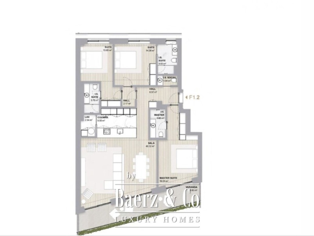 3 bedroom flat in residential area close to the city park, Porto image