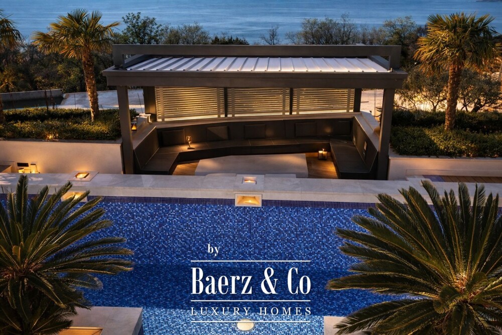 Modern Luxury Villa with a Pool Bar and Lounge Bar image