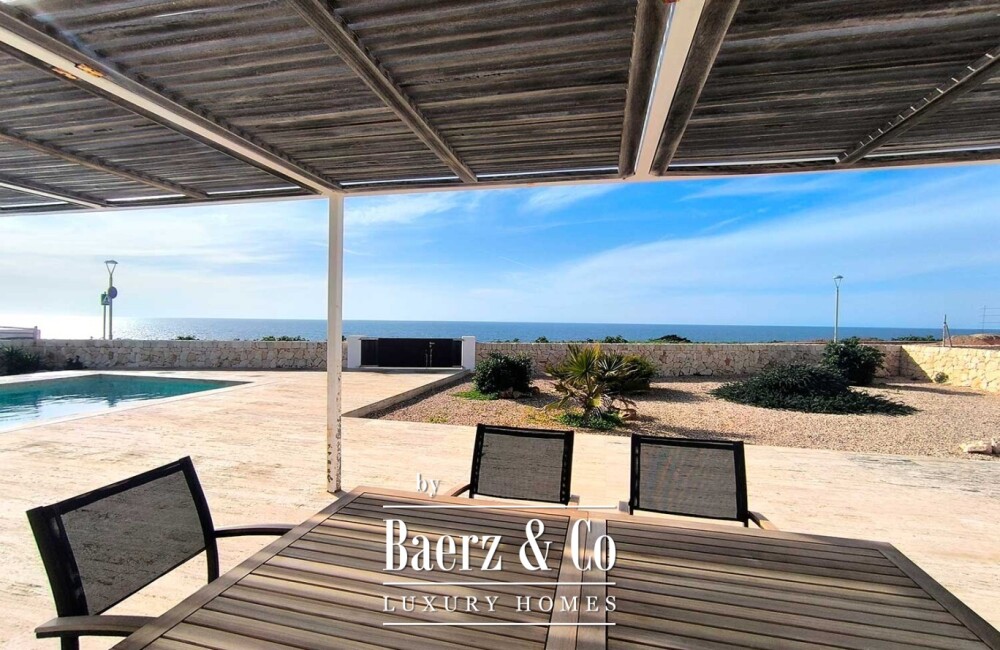 LUXURY CHALET ON THE FRONT LINE OF THE SEA IN CALA'N BLANES SPECTACULAR NEW VILLA WITH SEA VIEWS, POOL, AND GARDEN HSH LUXURY REAL ESTATE image