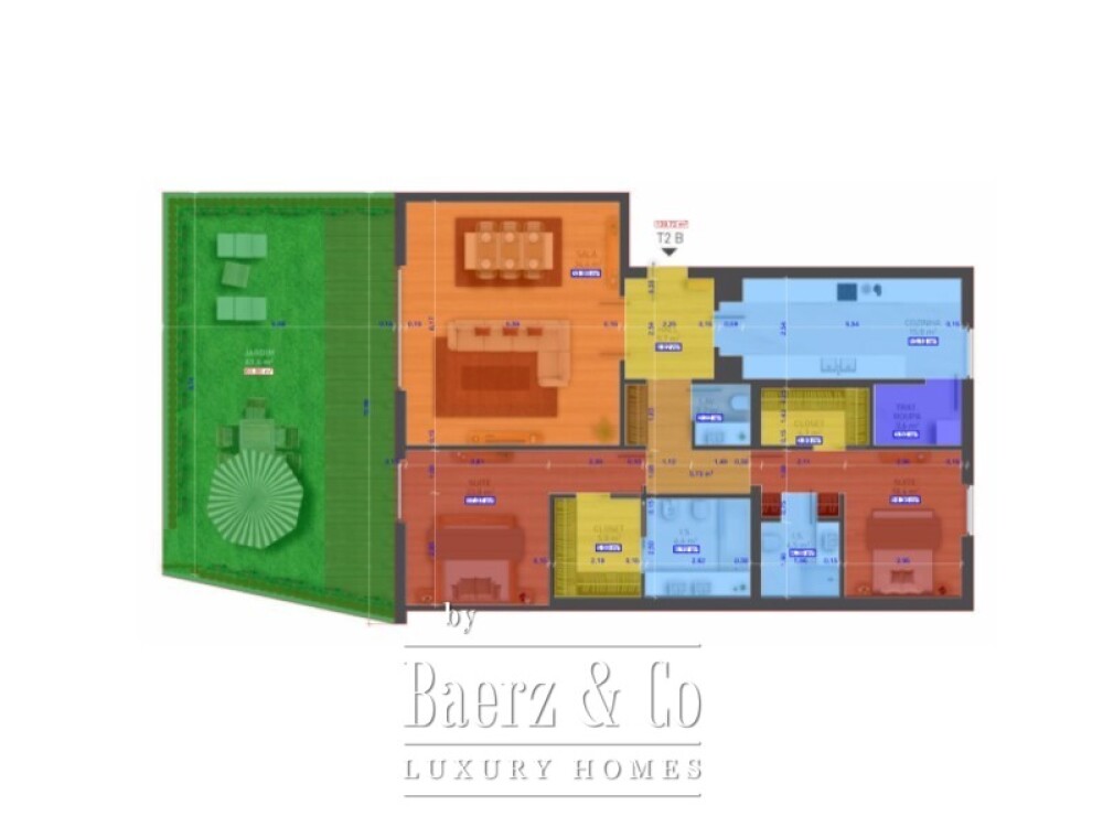 Luxury 2 Bedroom Apartment with Private Garden in Restelo, inserted in a condominium of excellence image
