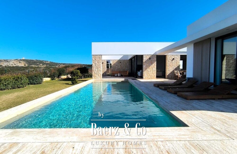 NEW BUILD LUXURY VILLA IN MENORCA (2025) WITH SEA AND COUNTRYSIDE VIEWS, HEATED POOL, CONTEMPORARY SINGLE-STOREY DESIGN AND HIGH-QUALITY MATERIALS, HSH LUXURY REAL ESTATE image