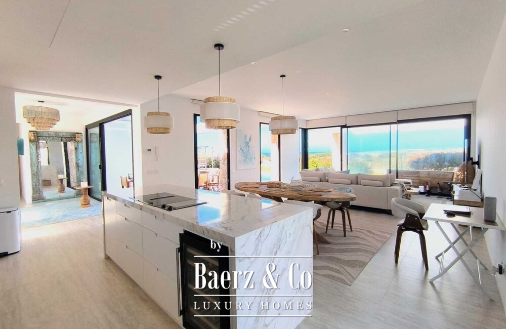 NEW BUILD LUXURY VILLA IN MENORCA (2025) WITH SEA AND COUNTRYSIDE VIEWS, HEATED POOL, CONTEMPORARY SINGLE-STOREY DESIGN AND HIGH-QUALITY MATERIALS, HSH LUXURY REAL ESTATE image