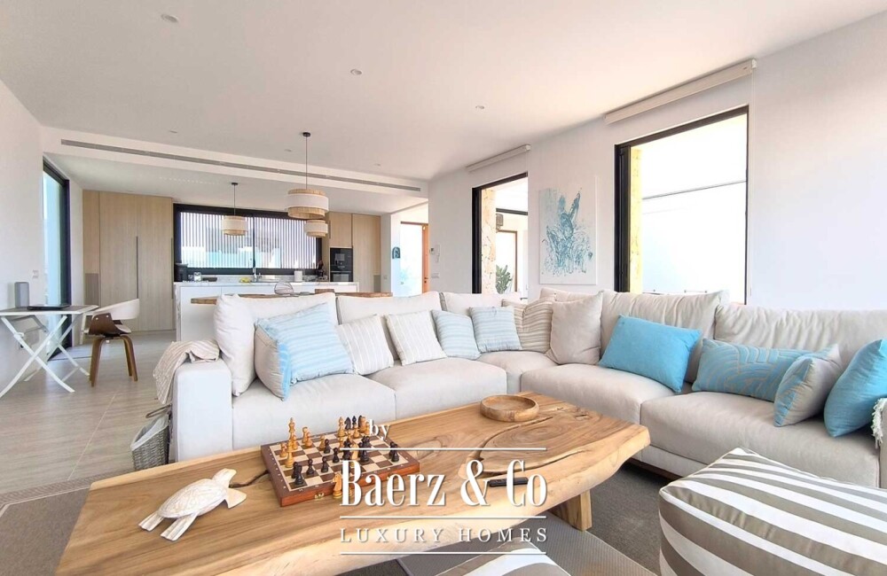 NEW BUILD LUXURY VILLA IN MENORCA (2025) WITH SEA AND COUNTRYSIDE VIEWS, HEATED POOL, CONTEMPORARY SINGLE-STOREY DESIGN AND HIGH-QUALITY MATERIALS, HSH LUXURY REAL ESTATE image