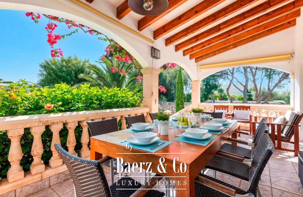 MEDITERRANEAN VILLA FOR SALE IN SA CALETA, CIUTADELLA DE MENORCA WITH PRIVATE POOL, TOURIST LICENSE AND 4 BEDROOMS NEAR THE SEA image