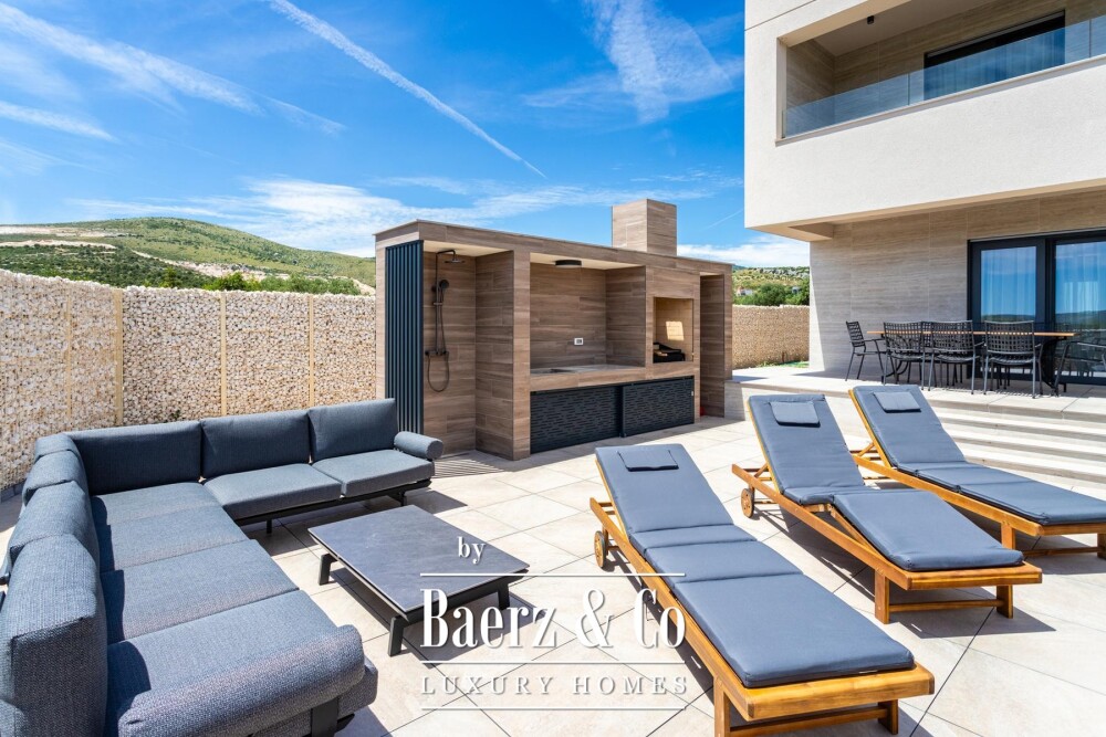 Trogir, Plano - Modern Designer Villa with Swimming Pool image