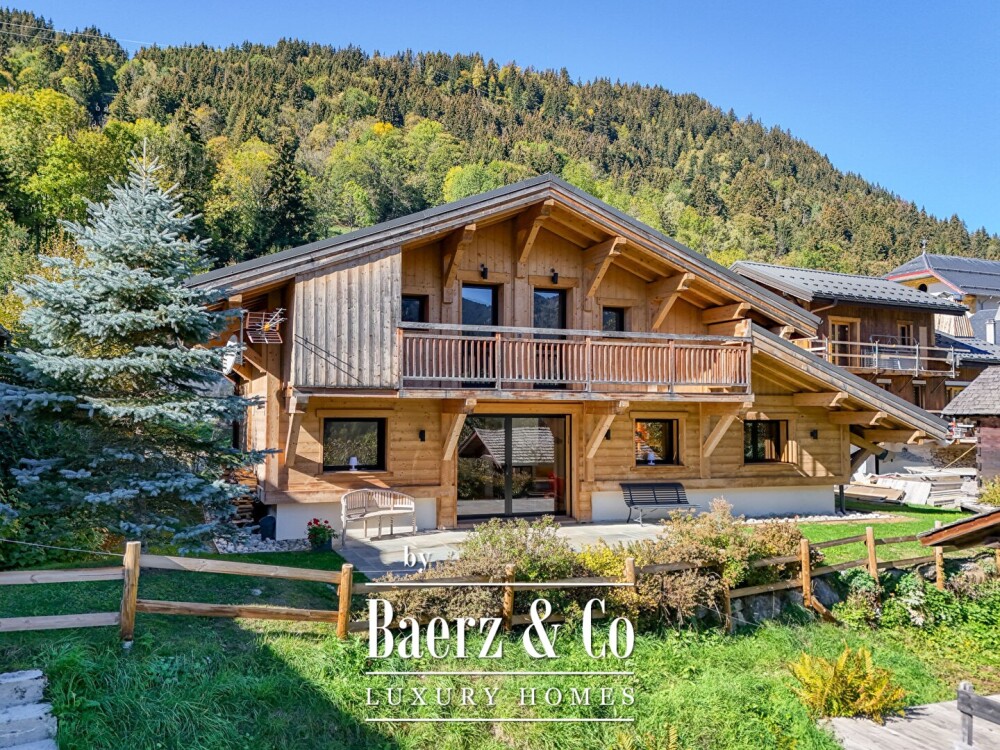Modern chalet - 3 bedrooms - Facing Mont Blanc image