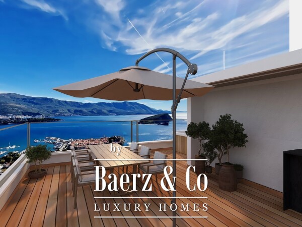 photo 3 Seaview Penthouse in Budva with Rooftop Terrace