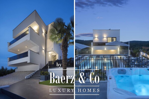 photo 3 Istra, Flengi, modern villa with an impressive garden and sea view