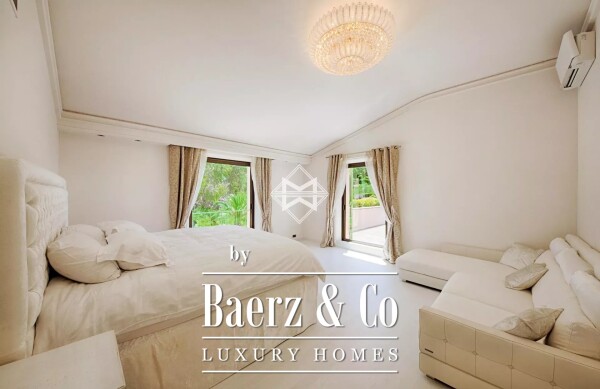 photo 11 In a closed and secured estate, properyt totally refurbished of about 600 sqm on an almost flat land of approximately 800 sqm decorated with a swimming pool and a tennis court.