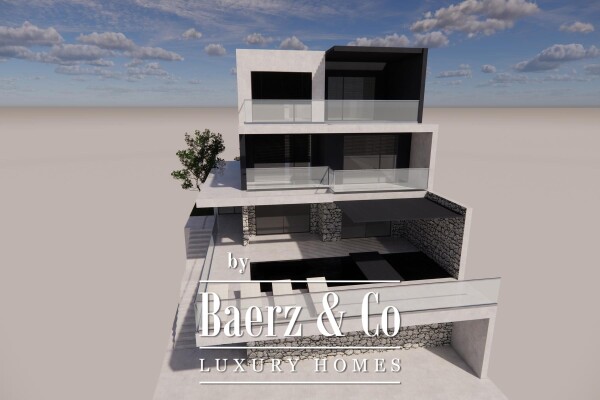 photo 1 Jesenice, modern house with pool and stunning sea view, under construction