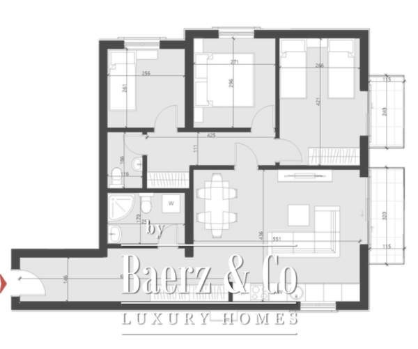 photo 8 Two Bedroom Apartment in a Calm Area in Becici with a Seaview