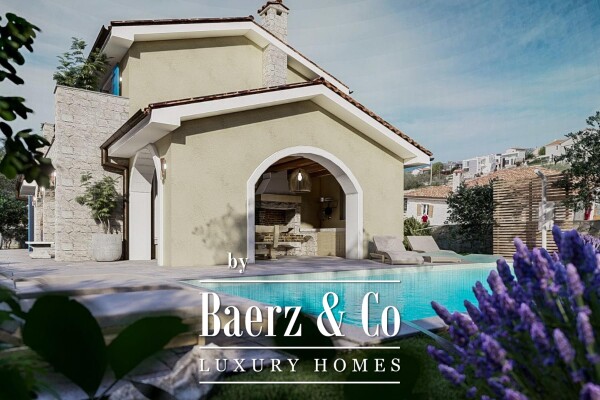 photo 6 Krk, Lindrići, beautiful Mediterranean villa with pool and sea view