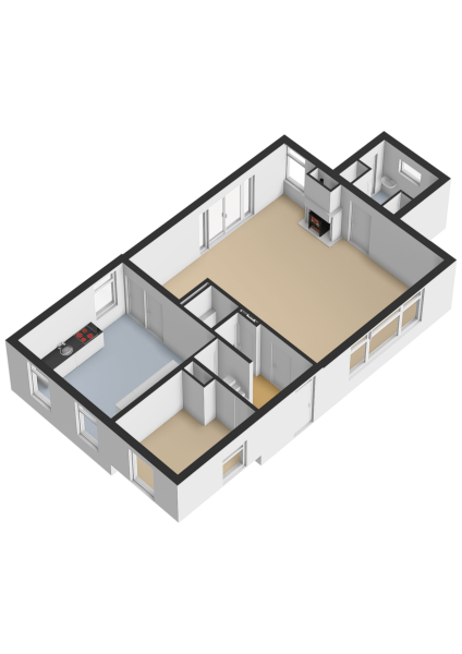 Floor Plan 2 - Provincialeweg Oost 64