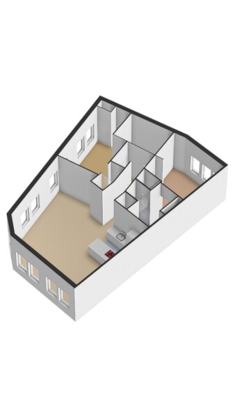 Floor Plan 2 - Nieuwe Spiegelstraat 26 A