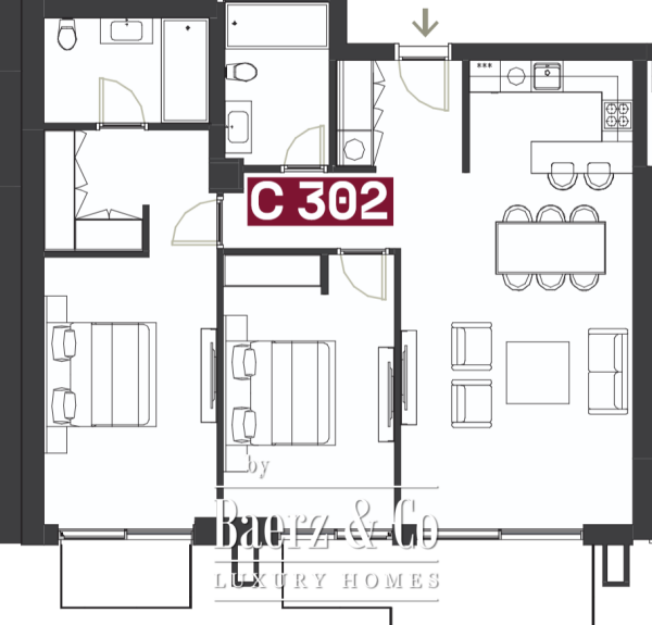 photo 17 Luxurious Apartment with a Sea View in a New Project in Tivat
