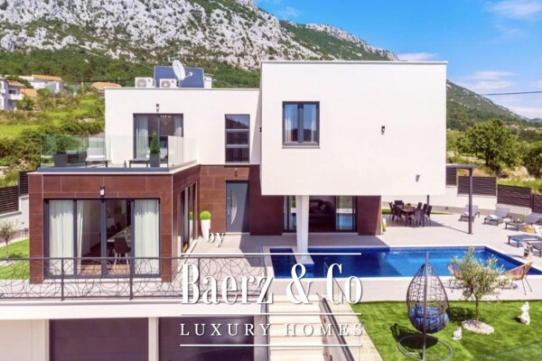 photo 1 Surroundings of Omiš, modern villa with swimming pool