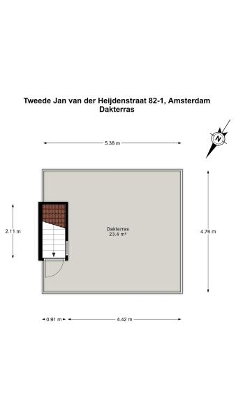 Floor Plan 8 - Tweede Jan van der Heijdenstraat 82 1