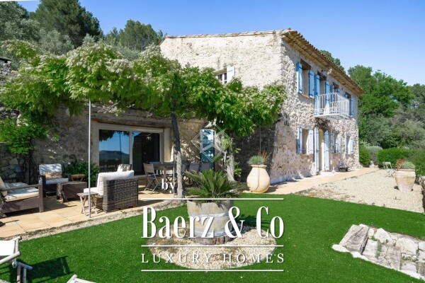 photo 7 Hinterland of Fayence – Authentic Stone Mas with Panoramic View