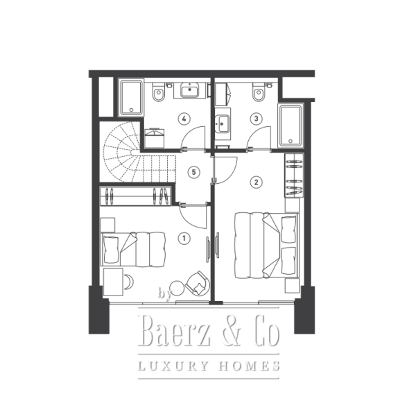 photo 13 Luxury Beachfront Duplex with a View to Sea and Budva Old Town