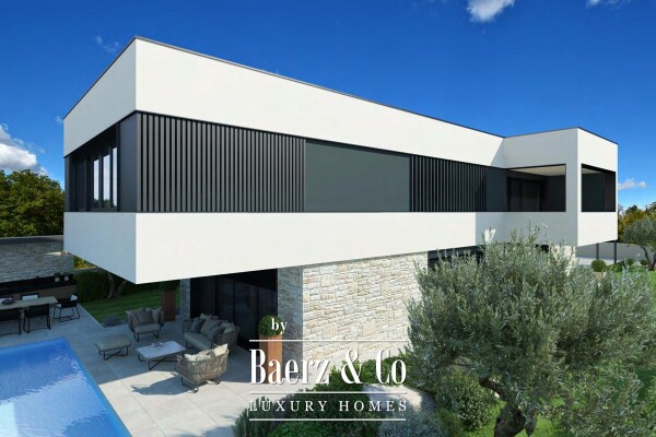 photo 3 Istria, Poreč, modern villa under construction with sea view