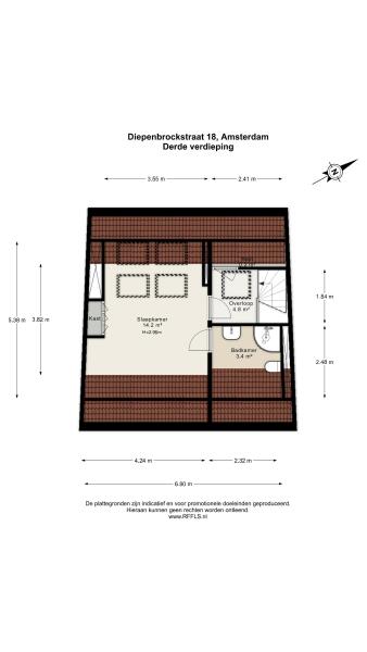 Floor Plan 9 - Diepenbrockstraat 18