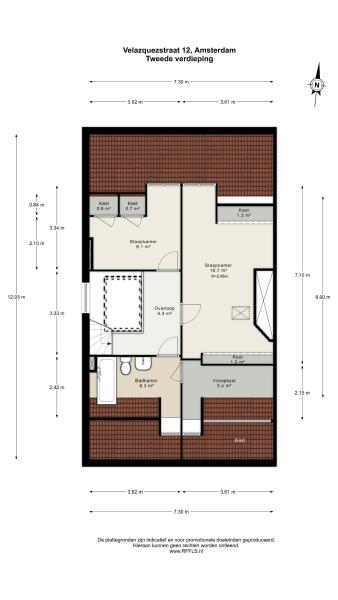 Floor Plan 3 - Velazquezstraat 12
