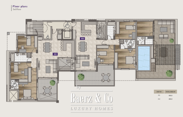 photo 10 Ready To Move In Penthouse For sale, Agios Athanasios, Dasoudi, 264 sq.m., with Roof Garden and Pool
