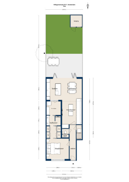 Floor Plan 3 - Hillegomstraat 53 H