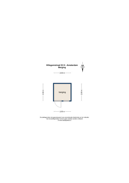 Floor Plan 5 - Hillegomstraat 53 H