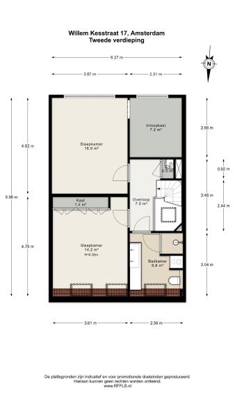 Floor Plan 7 - Willem Kesstraat 17