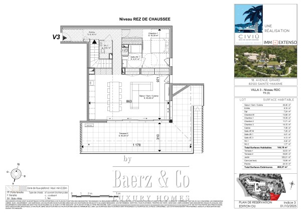 Floor Plan 3 - Avenue Girard 18-V03