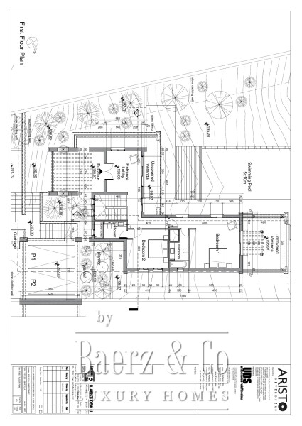 Floor Plan 2 - Imperial Residences – new 3 bedroom villa with pool, Venus Rock Golf Resort (villa V07, plot 206)