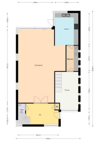 Floor Plan 2 - Gele Helmbloem 20