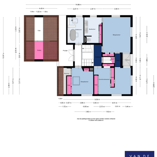 Floor Plan 3 - van Brederodelaan 9